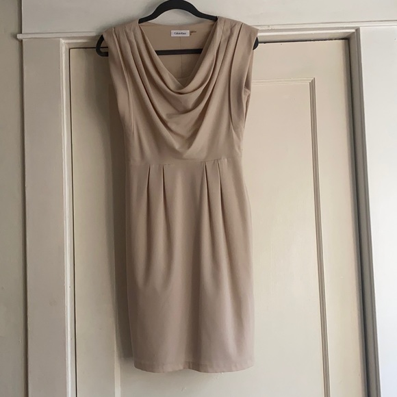 Calvin Klein Beige Dress - Picture 1 of 5